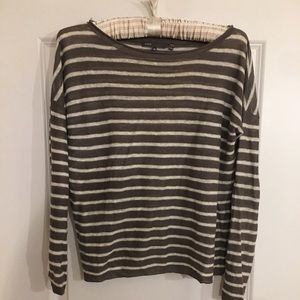 Vince linen long sleeve top